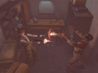 une photo d'Ã©cran de Resident Evil Code Veronica sur Sega Dreamcast